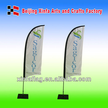 Digital printing beach flag feather flags