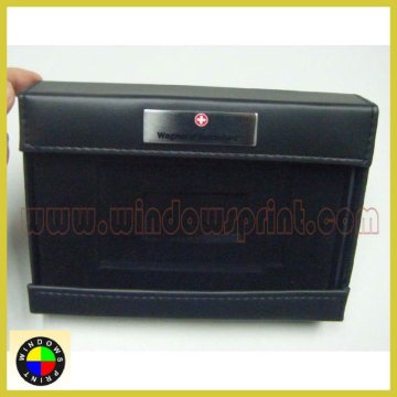 Drawer shape PU gift box,leather gift box