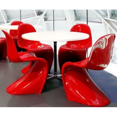 Plastic Verner Panton cadeira ABS ou S cadeira