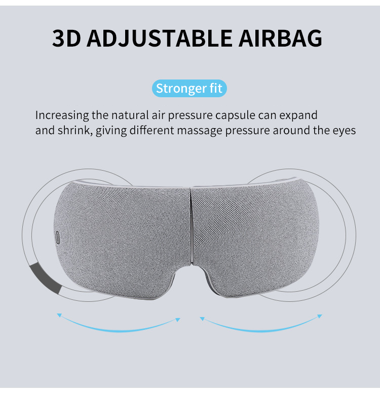 2020 new design Hot Selling Amazon wireless rechargeable Best Quality eye massager for Eye Relief