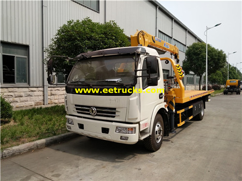 Dongfeng 4T Wrecker ahueni malori na crane