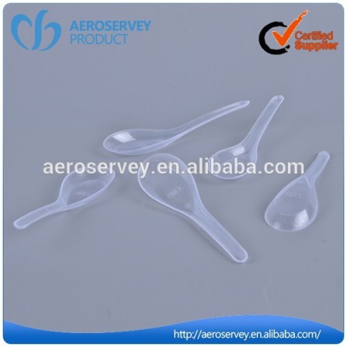 Eco friendly transparent plastic disposable novelty spoons