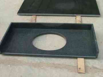 China Black Granite G654 Kithchen Countertop for Kitchen Project