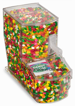 Custom Acrylic Candy Bin Dispenser with Scoop