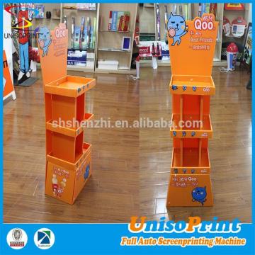 Customized Corrugated Plastic Steps Display Stands