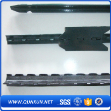 Round metal fencing posts