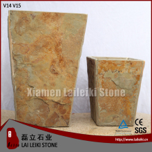 Outdoor Garden Granite Large Square Planters