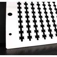Metal grabado de personalización placa de accesorio para sustrato flexible