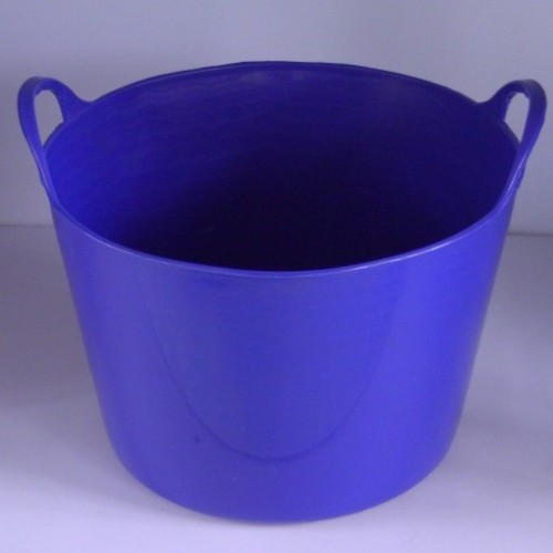 Multiple-Colors Flexible Plastic Buckets for Garden and Household