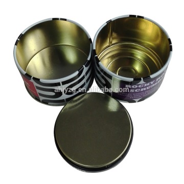 painted stackable metal container for candy storage