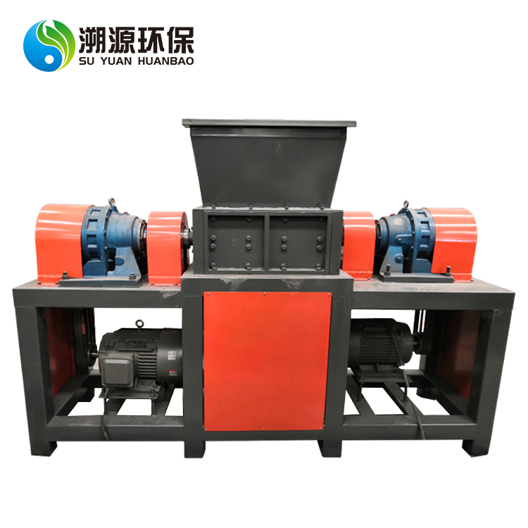 double shaft shredding machine