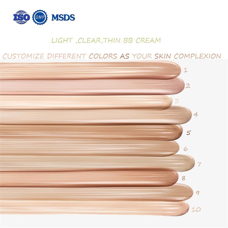 OEM Best korea makeup waterproof whitening conclear air cushion bb cream