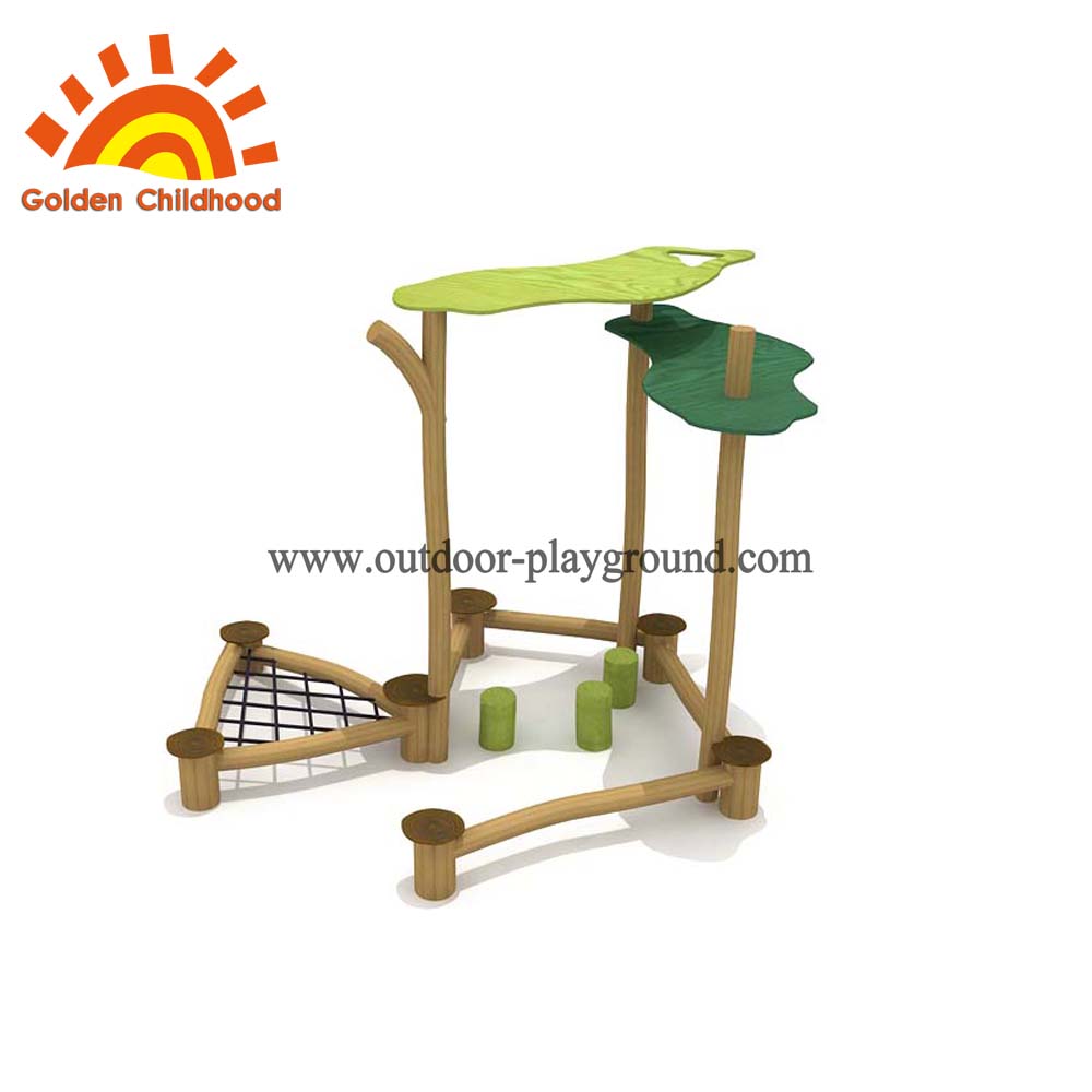 green wooden playground 