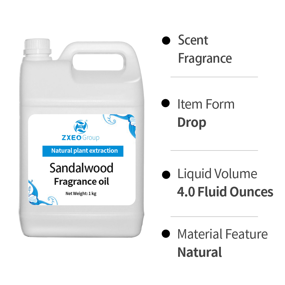 Aceite de fragancia de sándalo de mejor calidad 100% Pure Sandalwood Oil es esencial para difusor aromático de perfume