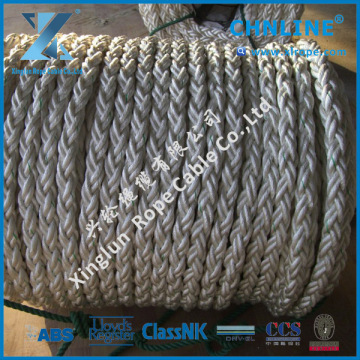 8strand 64mm super danline pp marine rope / pp danline mooring rope