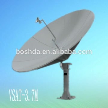 3.7m aluminum satellite communications antenna