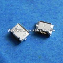 5 pin mini usb connector tin-plated with wrapping