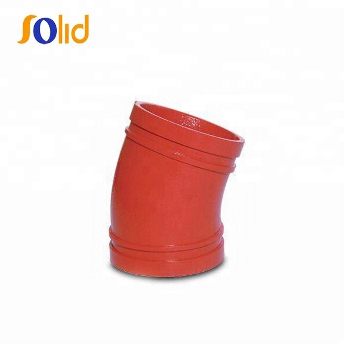 Fire Fighting System Ductile Iron Grooved Pipe Fitting