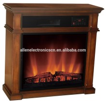 Infrared Quartz Wooden Mantle Electric Fireplace with Master Flame Effect