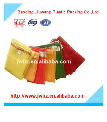 Polypropylene Vegetables net packing bags, tubular mesh bags China