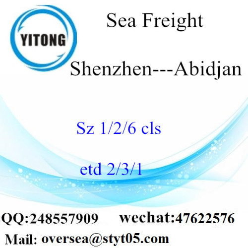 Shenzhen Port LCL Consolidação para Abidjan