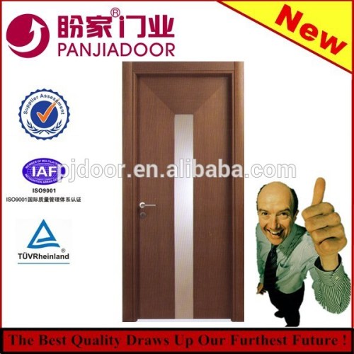 Frosted glass Wooden door PJ-15-103 with ISO.CE