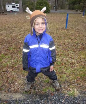 Polyester Children Rain Jacket with Reflective