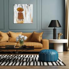 Impressionistic Human Figure Silhouette Metal Art