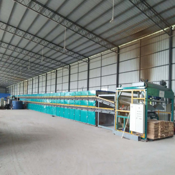 biomass burner heated roller type veneer drying