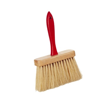 Factory Supply Red Wood Handle 6-1/2'' Anti-acid White Tampico Fiber Jumbo Masonry Brush