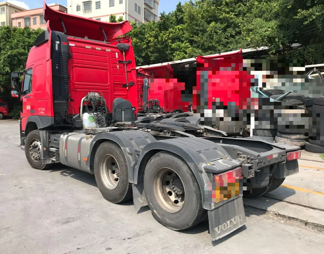 Yellow Used Volvo FM 460 Heavy Duty Cargo Tow Trucks 6X2r Prime Mover Trailer Head Tractor Truck for Sale
