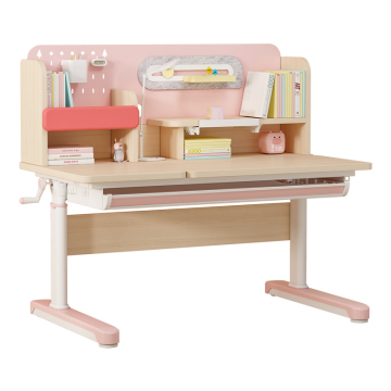 Height Adjustable Study Tables for Kids: Wooden Students' Learning Tables