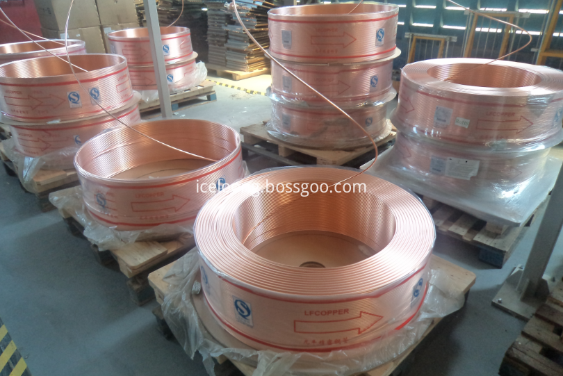 big coil copper pipe