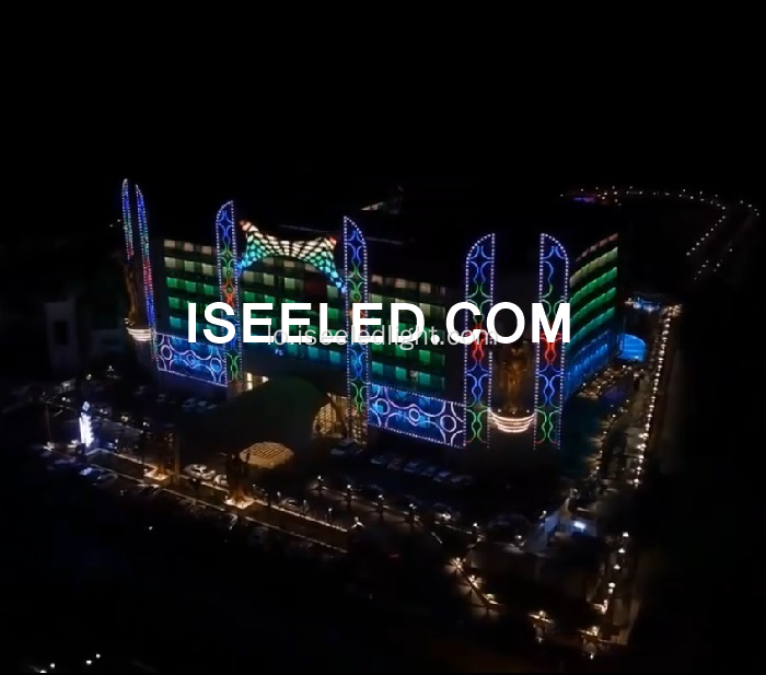 ການຕົບແຕ່ງສະໂມສອນກາງຄືນ LED RGB Pixel Wall