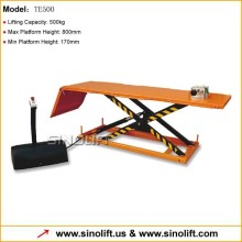 TE500 Motocycle Scissor Lift Tabe