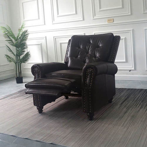 Air Leather Manual Reclining Single Sofa Chair