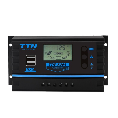 TTN-K10A 12V/24V Controlador de carga solar PWM