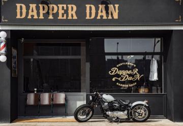 Classic motorcycle Bobber style