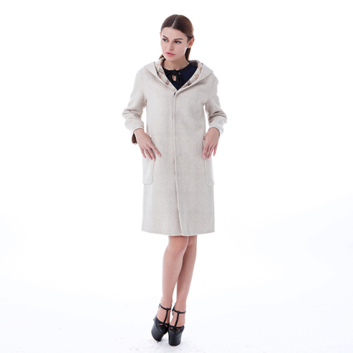 New Beige cashmere overcoat