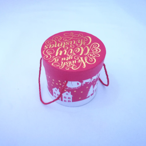 Kerstcadeauverpakking Carton Round Boxes Paper