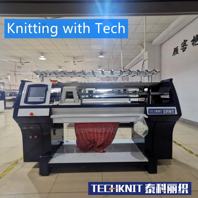 Computerized Flat Knitting Machine with 48 Inch Needle Bed