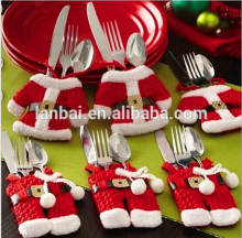 2016 new non-woven cheaper popular tableware Christmas ornament promotion gift
