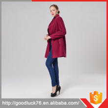 Wholesale New Alibaba Products Long Line Fashion Straight Jacket Coat