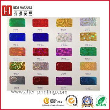 Security Stamping Foils (Holographic foils)