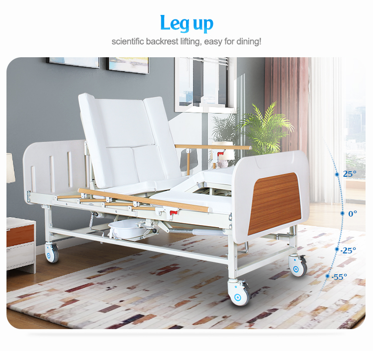 Multifunctional Electric Rotating Home Nursing Bed