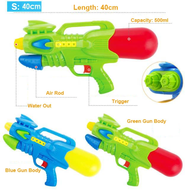 Wholesale Kid's Sand Water Gun Play Toy by Air Pressure Kids' Water Pistols Fastest 40cm 500ml (S)