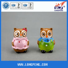 Ceramic Owl Salt and Pepper Shakers Set