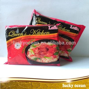 75g fast noodle Halal certificate noodle beef flavors