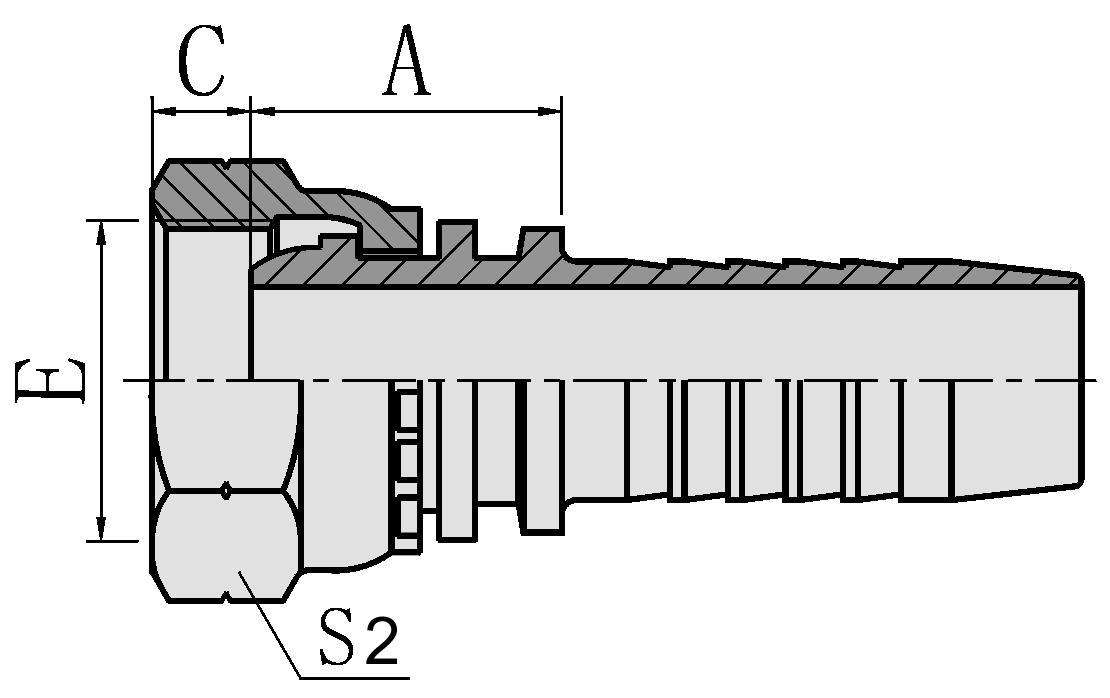 22611 BSP FEMALE 60°CONE