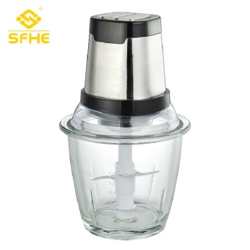 2 Speeds Glass Bowl Chopper Appliance